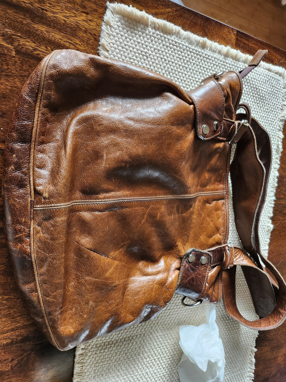 RUDSAK Brown Leather Hobo Bag - Picture 2 of 6